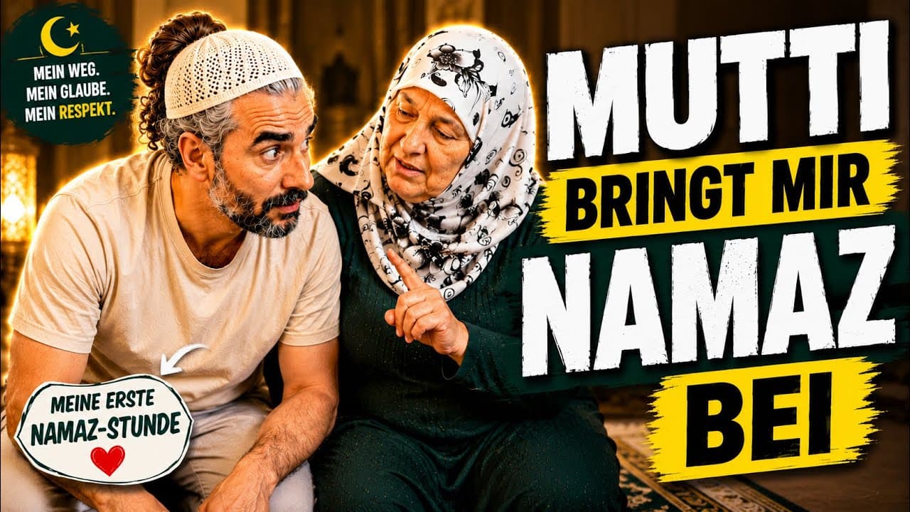 Ich wollte Namaz schon immer lernen – heute bringt es mir meine Mutti bei ❤️